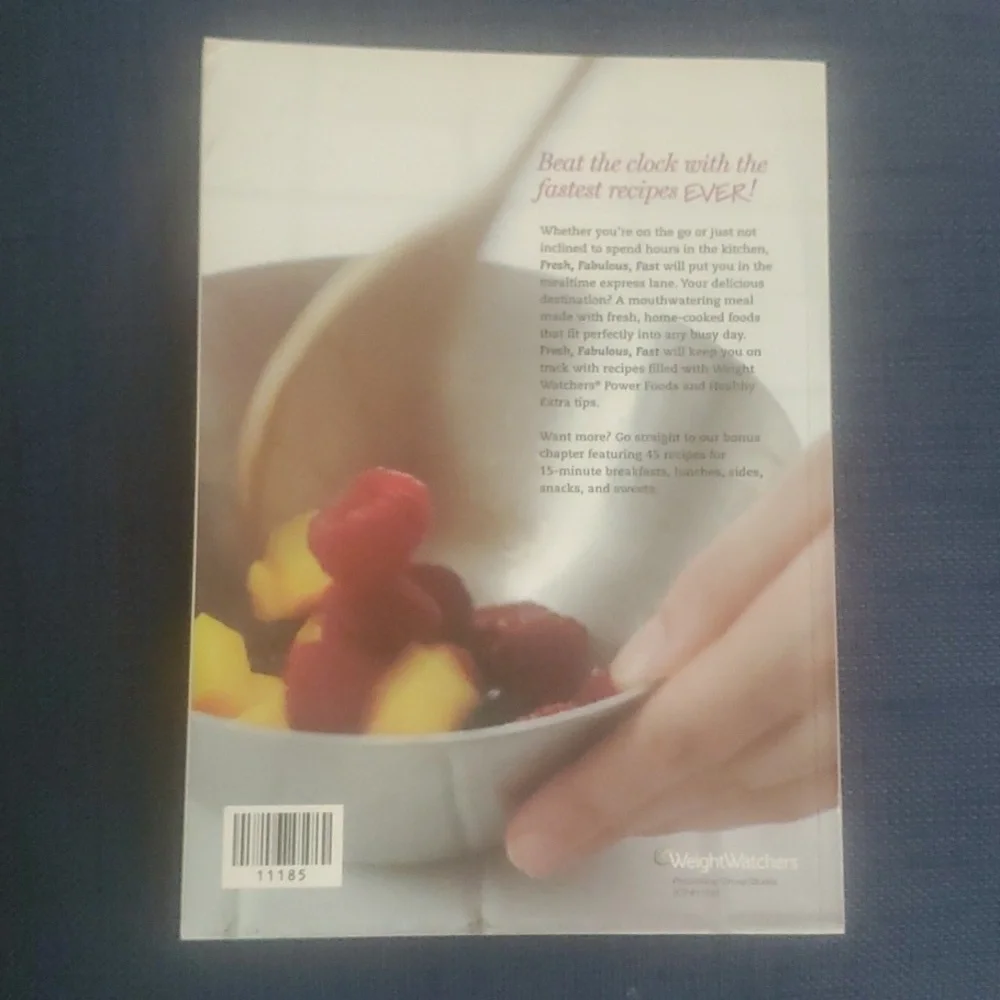 Weight Watchers Pounts Pkus Fresh Fabulous Fast 140 Recioes All Under 30 Minutes